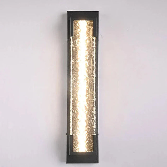 Waldron - Modern Stainless Steel LED Wall Light with Glass