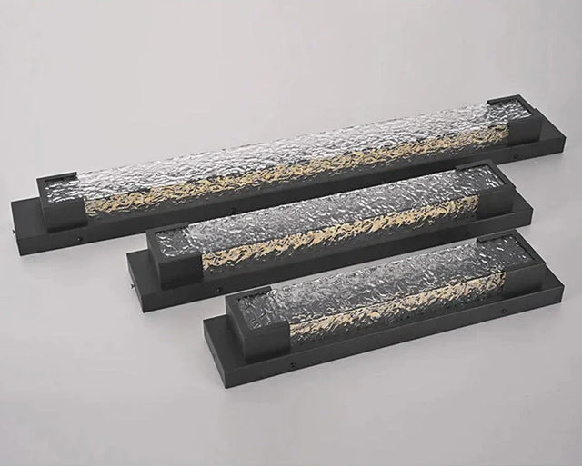 Waldron - Modern Stainless Steel LED Wall Light with Glass