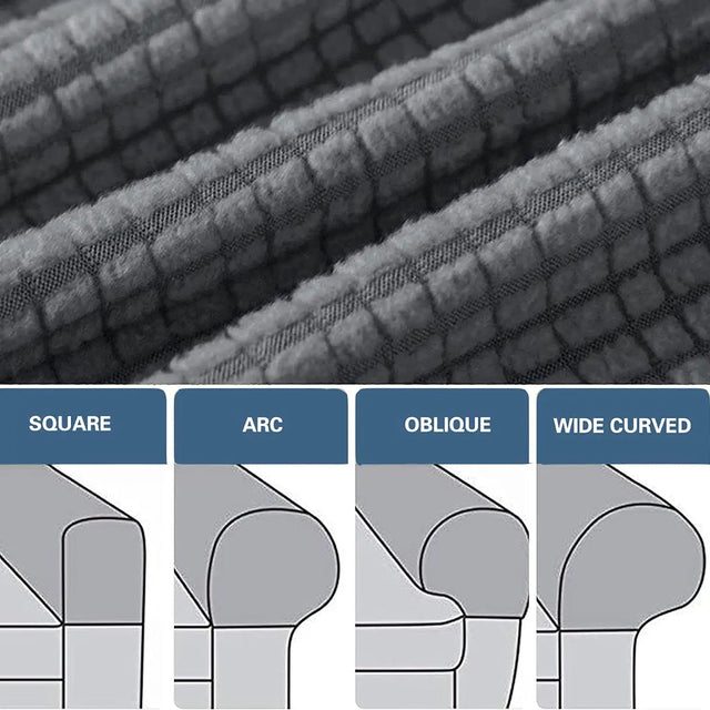 2-Piece Stretch Armrest Covers – Waterproof Quilted Sofa Arm Protectors