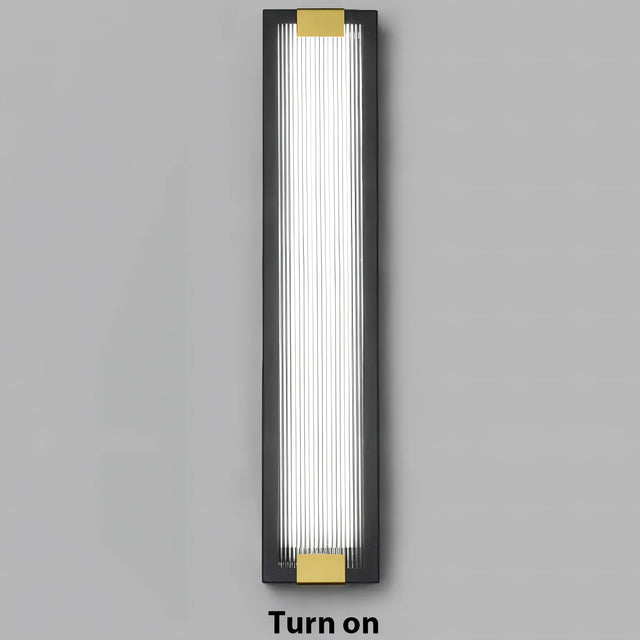 Barrios - Stainless Steel Rectangular Acrylic Outdoor Light