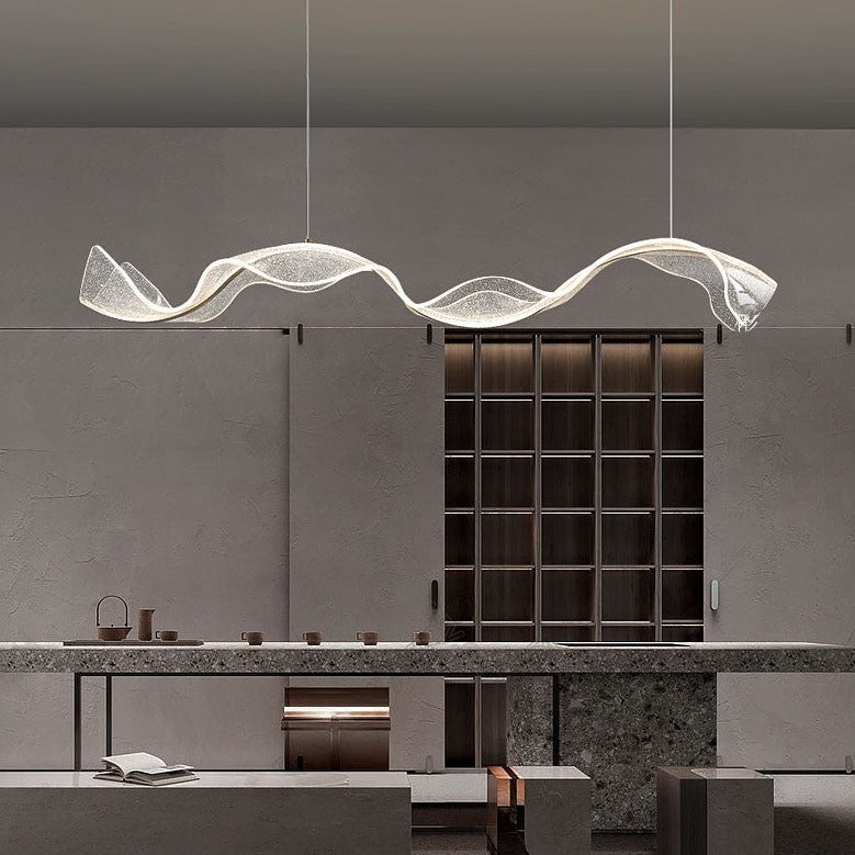 Feng Shui LED Chandelier – Modern Acrylic Hanging Light for Dining, Kitchen & Bar