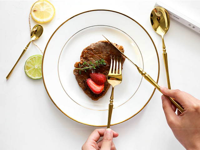 Rome Gold Cutlery Set-5