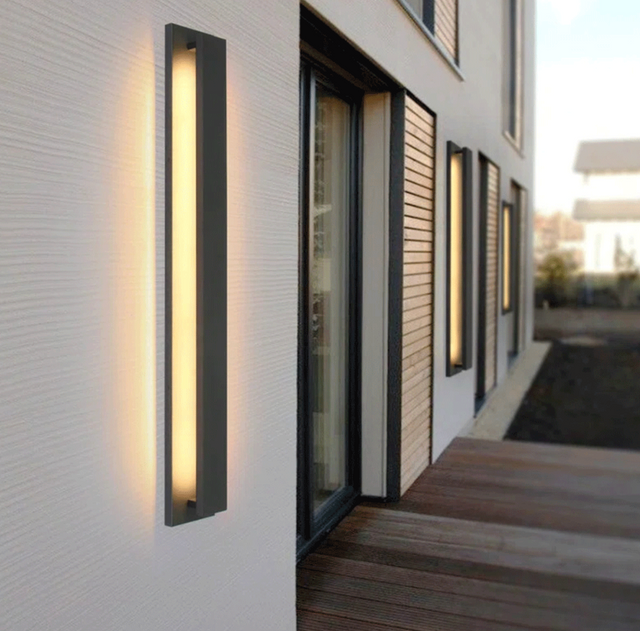 Clausen - LED Dimmable Outdoor Black Waterproof Wall Light