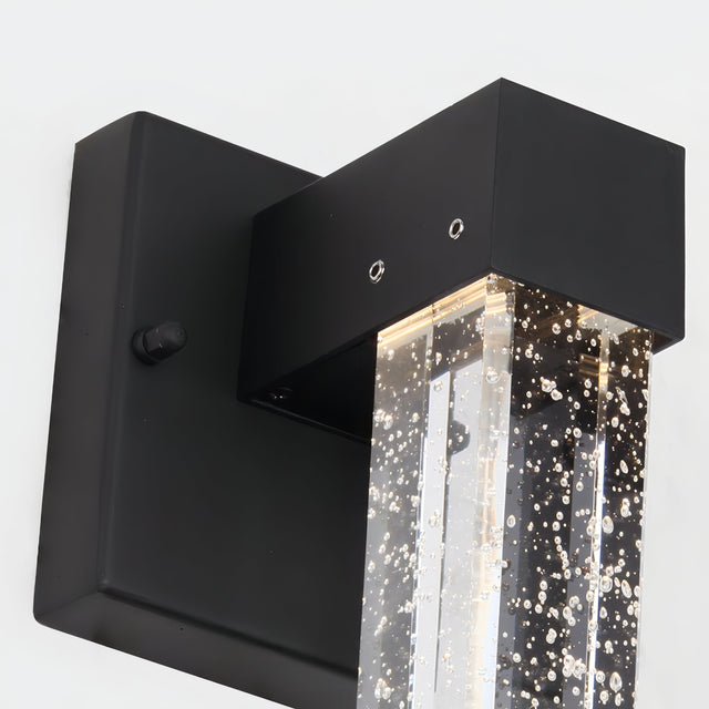 Raiden - Crystal IP65 Outdoor Wall Sconce with Aluminum Body
