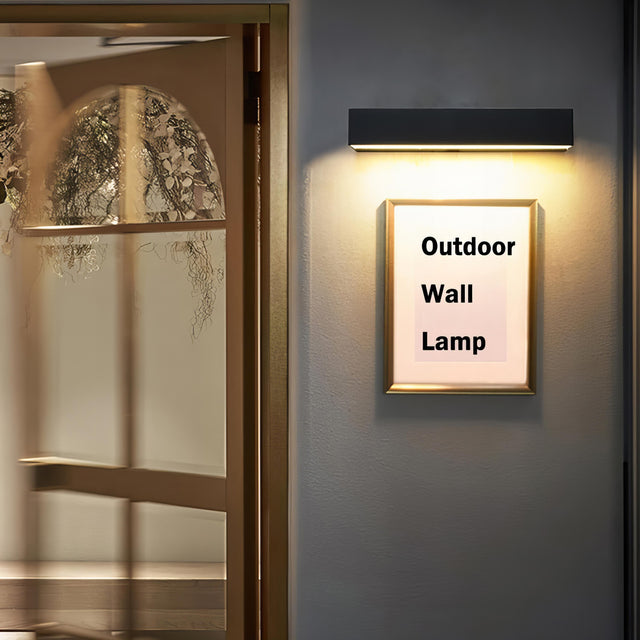 Uriah - Thin Strip LED Modern Outdoor Wall Light IP65