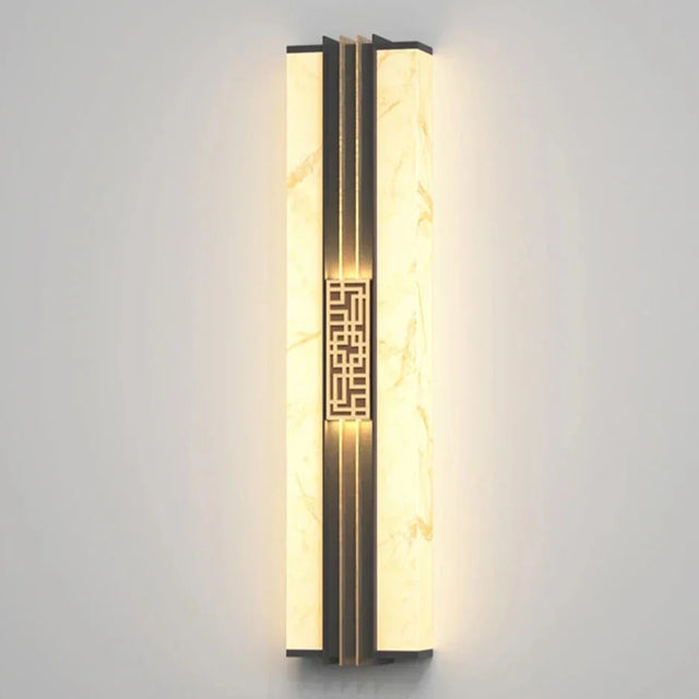 Baez - Marble Style LED Wall Light Bar for Outdoors