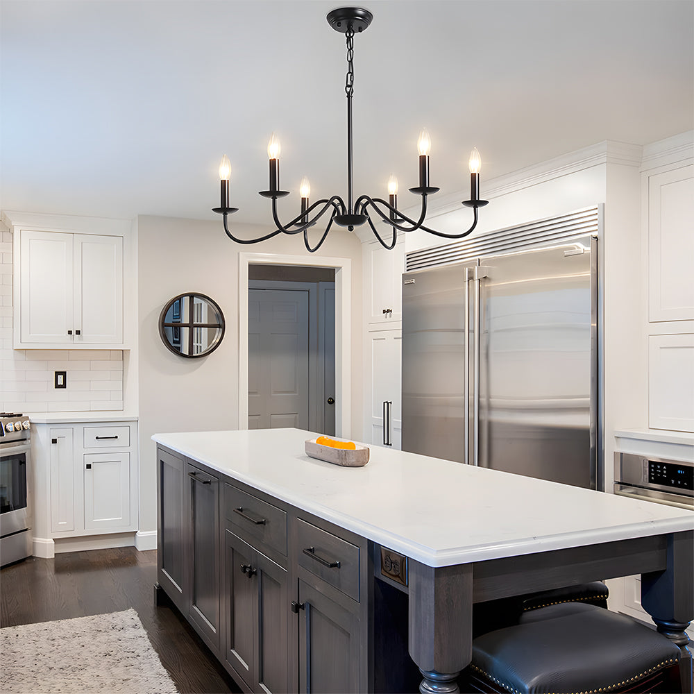 Simple Modern Iron Bedroom Pendant Lights 2