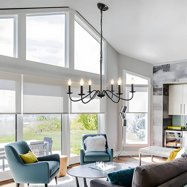 Simple Modern Iron Bedroom Pendant Lights 3