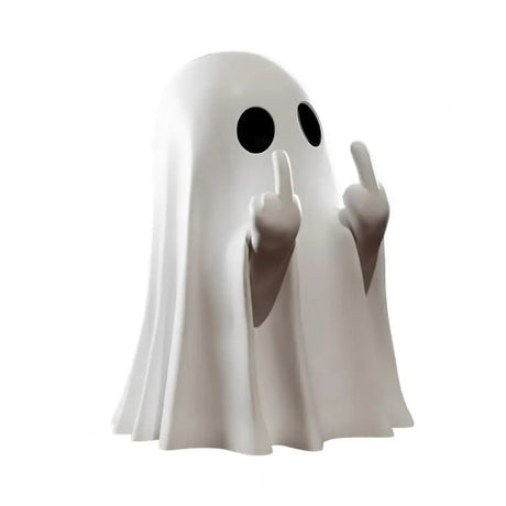 Spooky Ghost Figurine Set for Halloween Decor – Durable Resin Statues, Adorable Design for Home Decoration 7