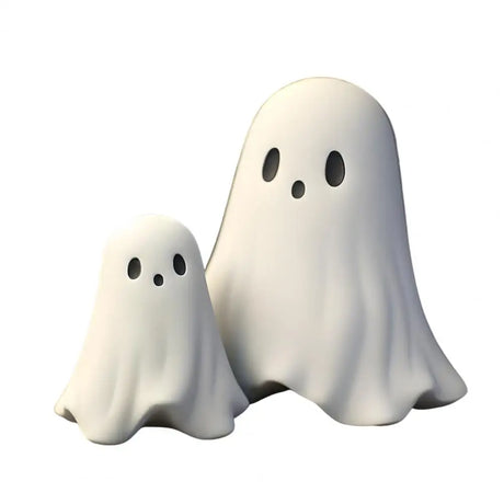 Spooky Ghost Figurine Set for Halloween Decor – Durable Resin Statues, Adorable Design for Home Decoration 8