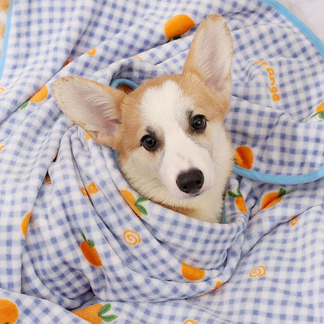 Cozy Flannel Pet Blanket Soft Colorful Multipurpose Use
