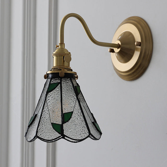 Vintage Glass Wall Sconce Light For Living Room 1