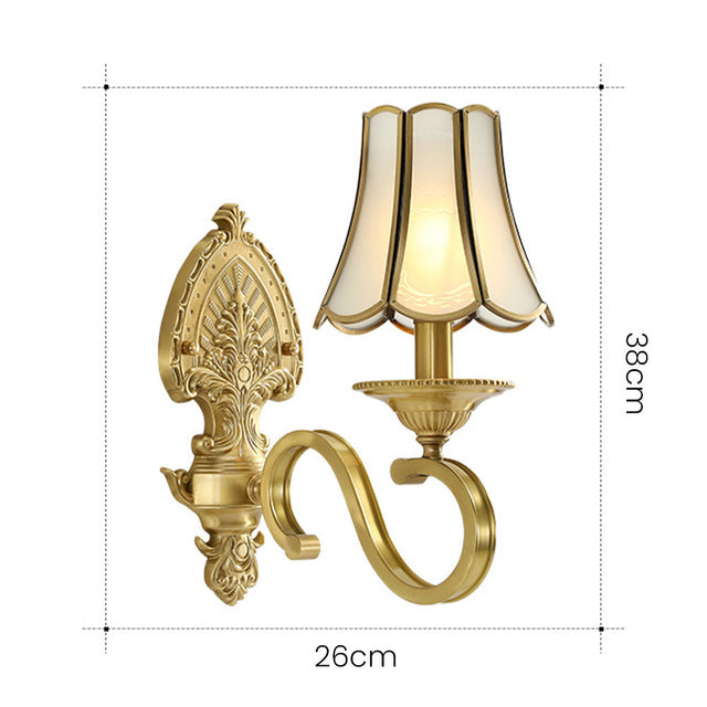 Vintage Gold Luxury Wall Sconce Light For Living Room 4