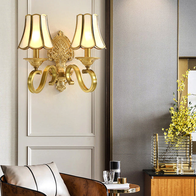 Vintage Gold Luxury Wall Sconce Light For Living Room 7