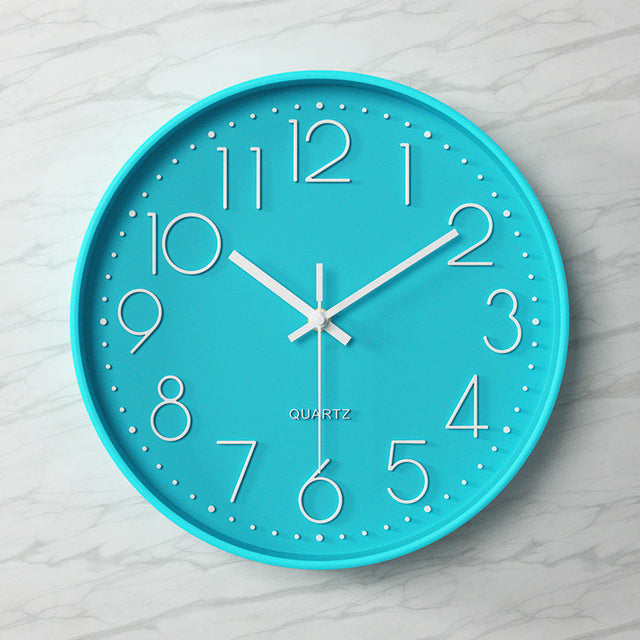 Silent Elegance - Large Clear Wall Clock