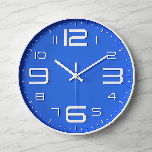 Silent Elegance - Large Clear Wall Clock