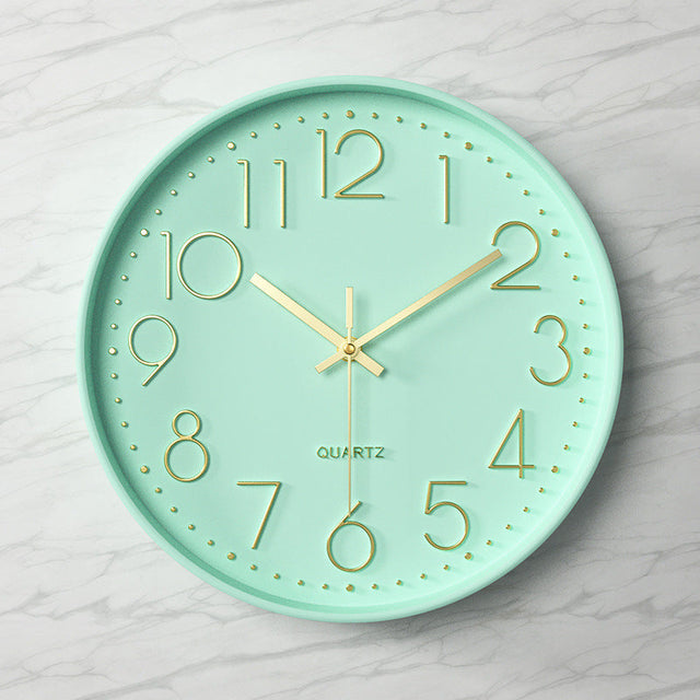 Silent Elegance - Large Clear Wall Clock