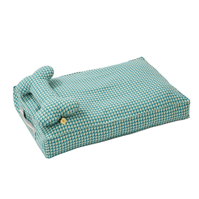 Waffle Plush Dog Bed Soft Stylish Ultra Cozy Fabric