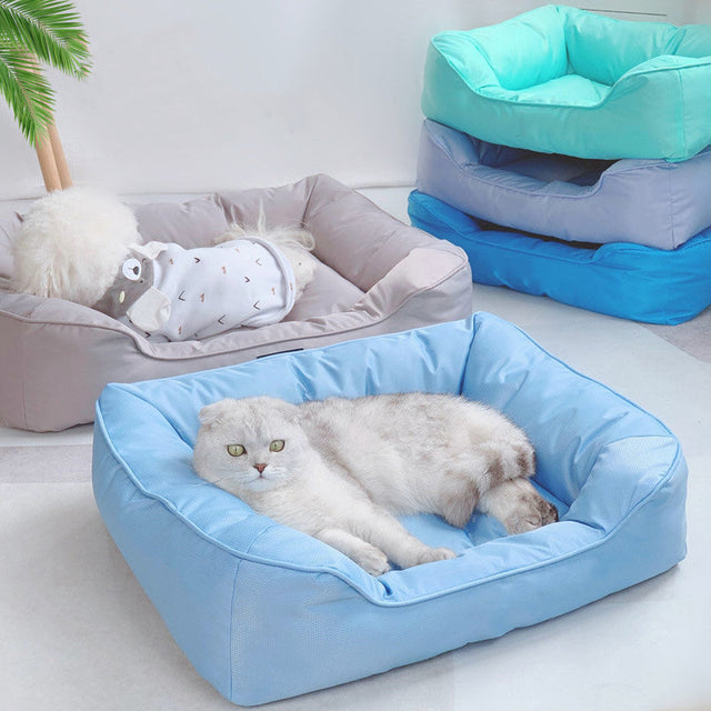 Waterproof Cooling Pet Sofa Bed with Breathable Fabric