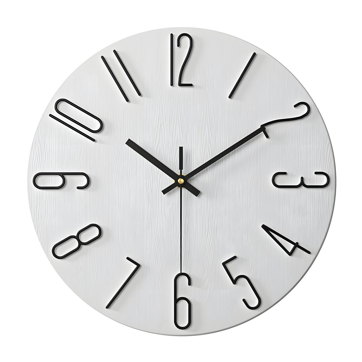 Simple Quartz Design Wall Clock - Silent Modern Style