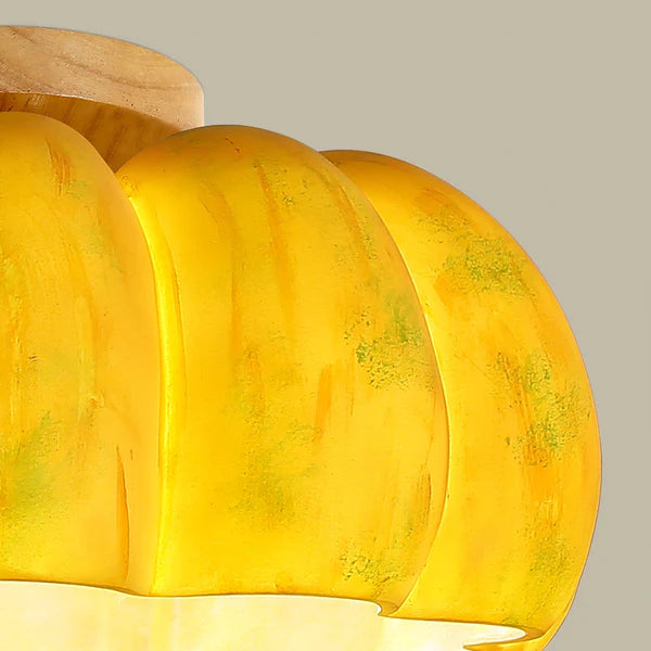 Yellow Pumpkin Ceiling Light 7