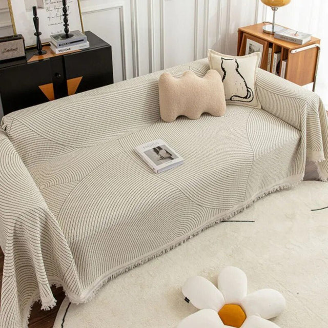 Abstract Pattern Cosy Sofa Blanket for Ultimate Comfort