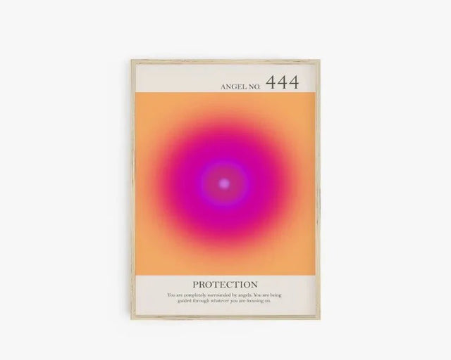 Angel Number Spiritual Posters Canvas Modern Wall Art