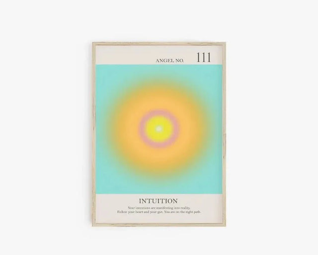 Angel Number Spiritual Posters Canvas Modern Wall Art