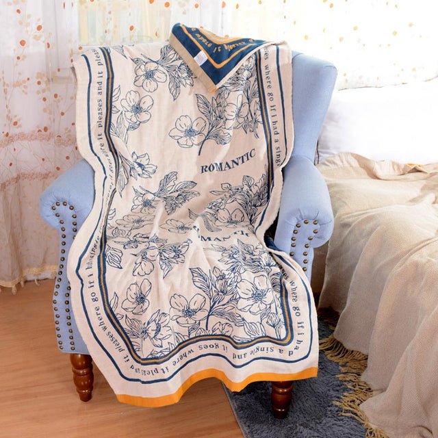 Ownkoti Flower Mixed Color Reversible Bath Towel-5