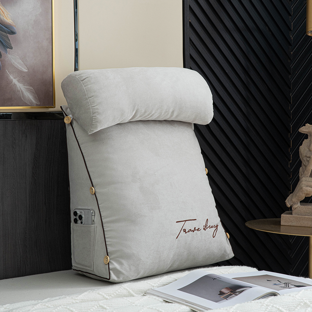 Luxury Backrest Reading Pillow with Adjustable Support