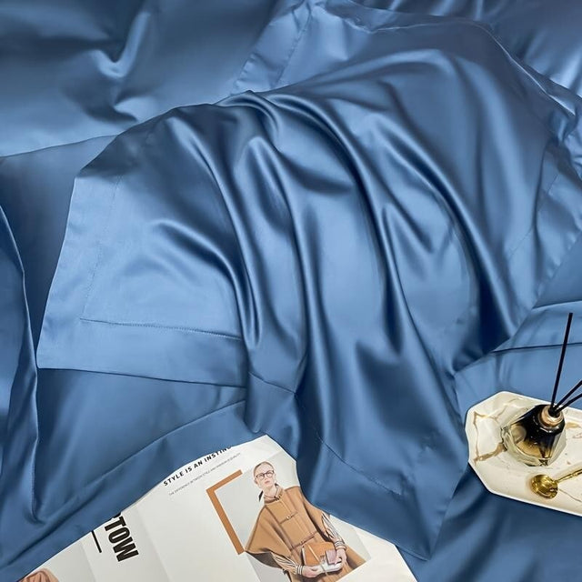 Blue Super Hero 1000 TC Duvet Cover Set – Egyptian Cotton with Luxurious Sateen Finish