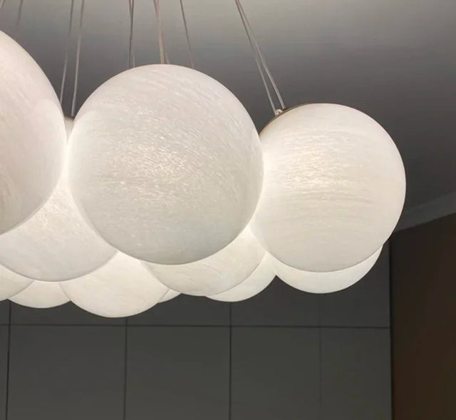 Blurred Bubbles Chandelier – Modern Glass Cluster Ceiling Light