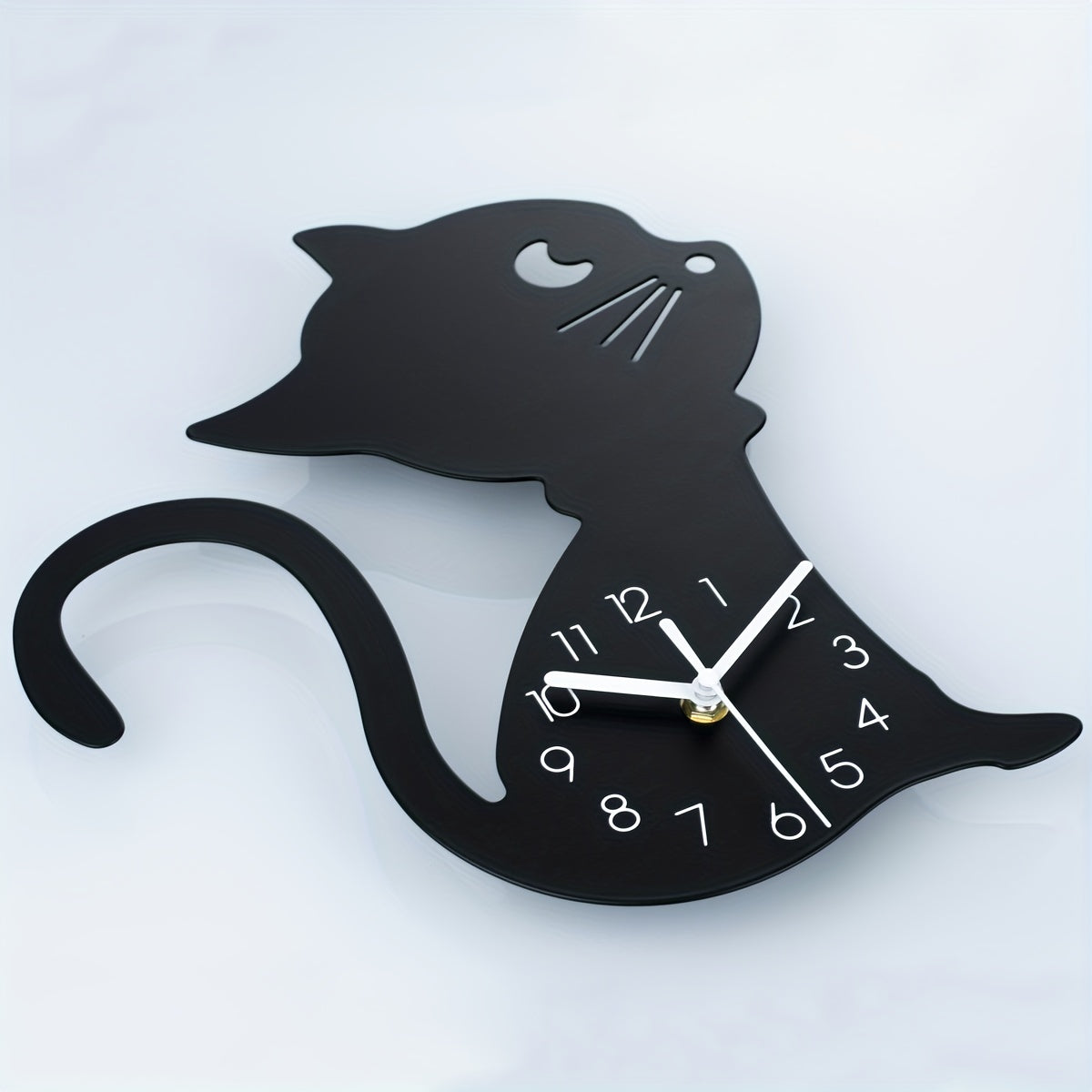 PurrfectTime Cat Wall Clock - Stylish Modern Home Decor