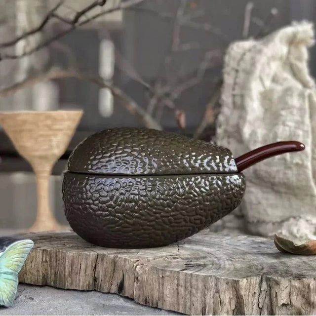 Ceramic Avocado Shape Serving Bowl for Fun Dining