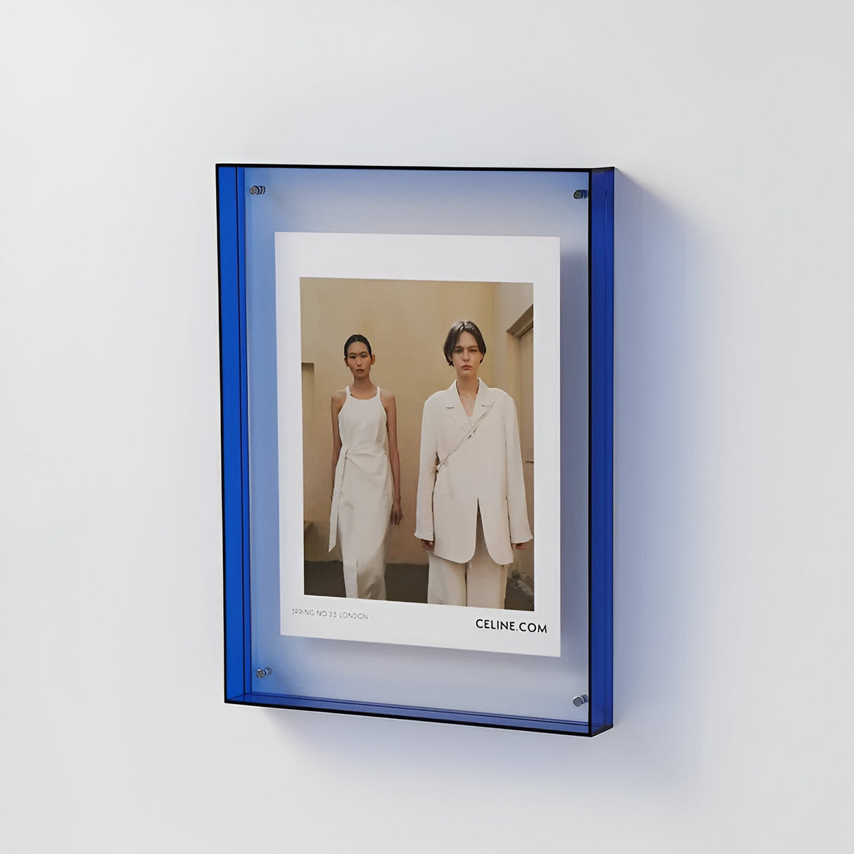 Coloured Transparent Acrylic Picture Frame for Modern Displays
