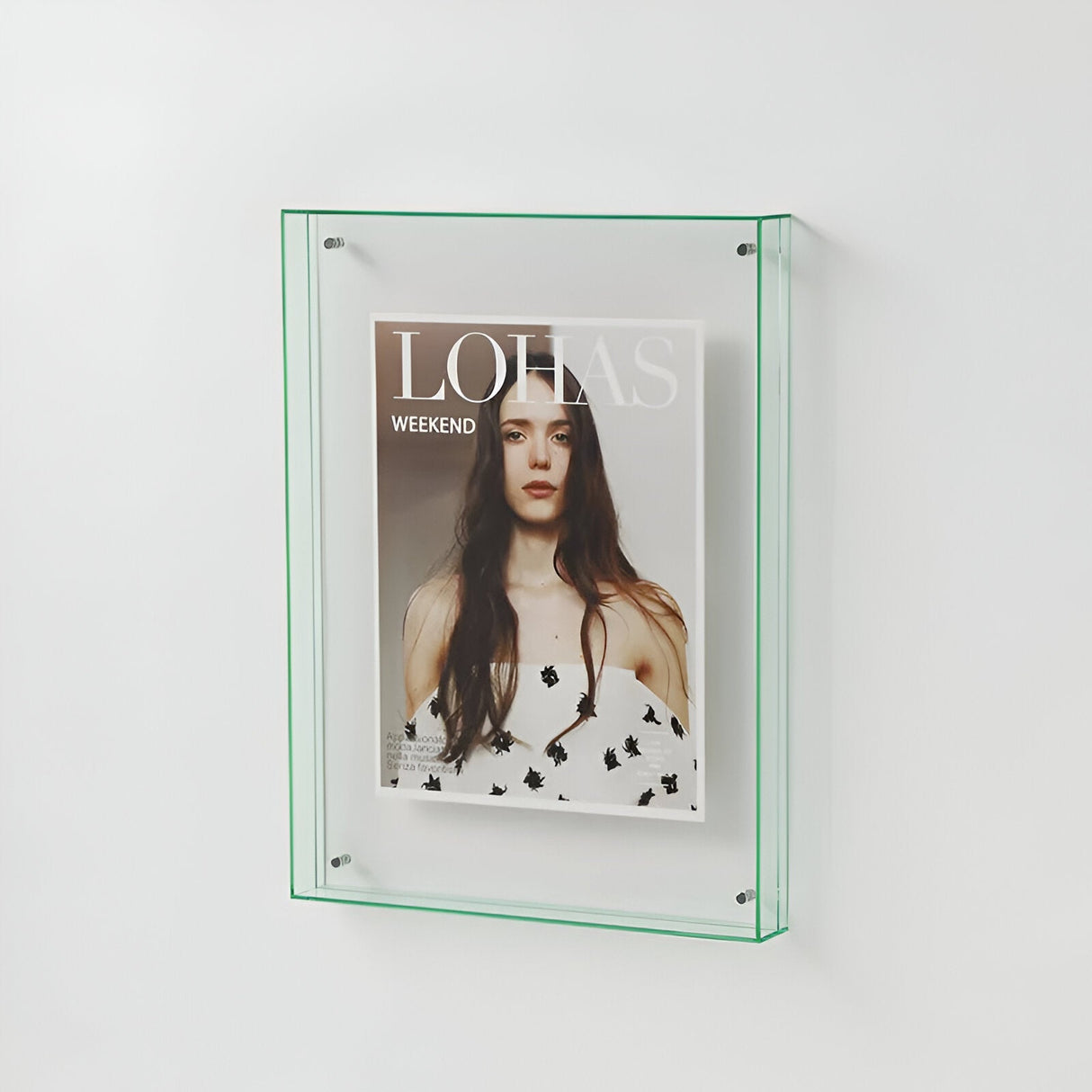 Coloured Transparent Acrylic Picture Frame for Modern Displays