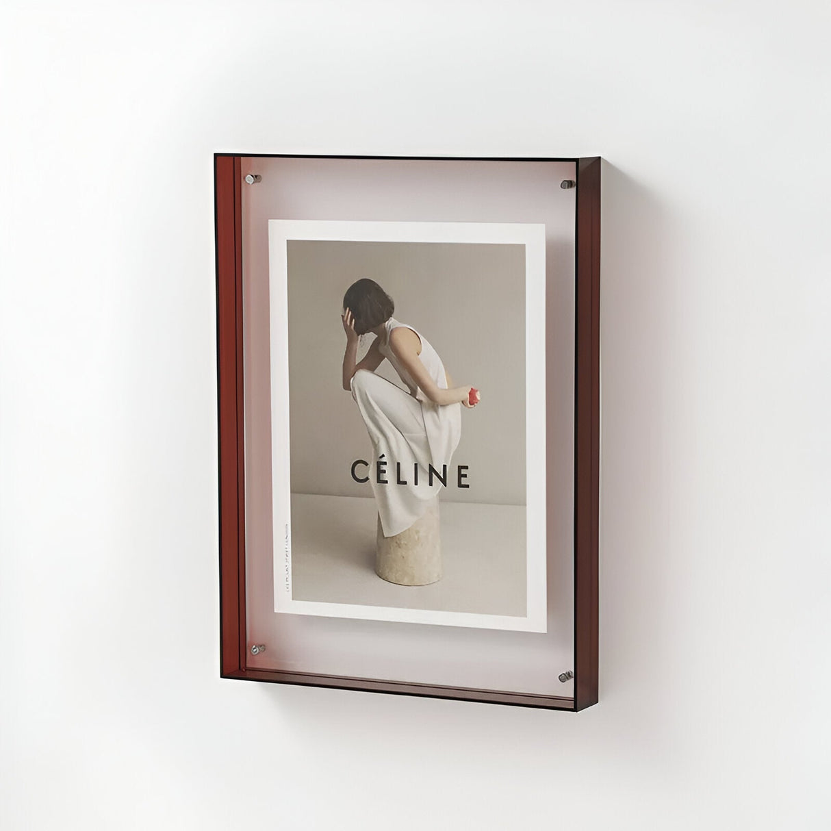 Coloured Transparent Acrylic Picture Frame for Modern Displays