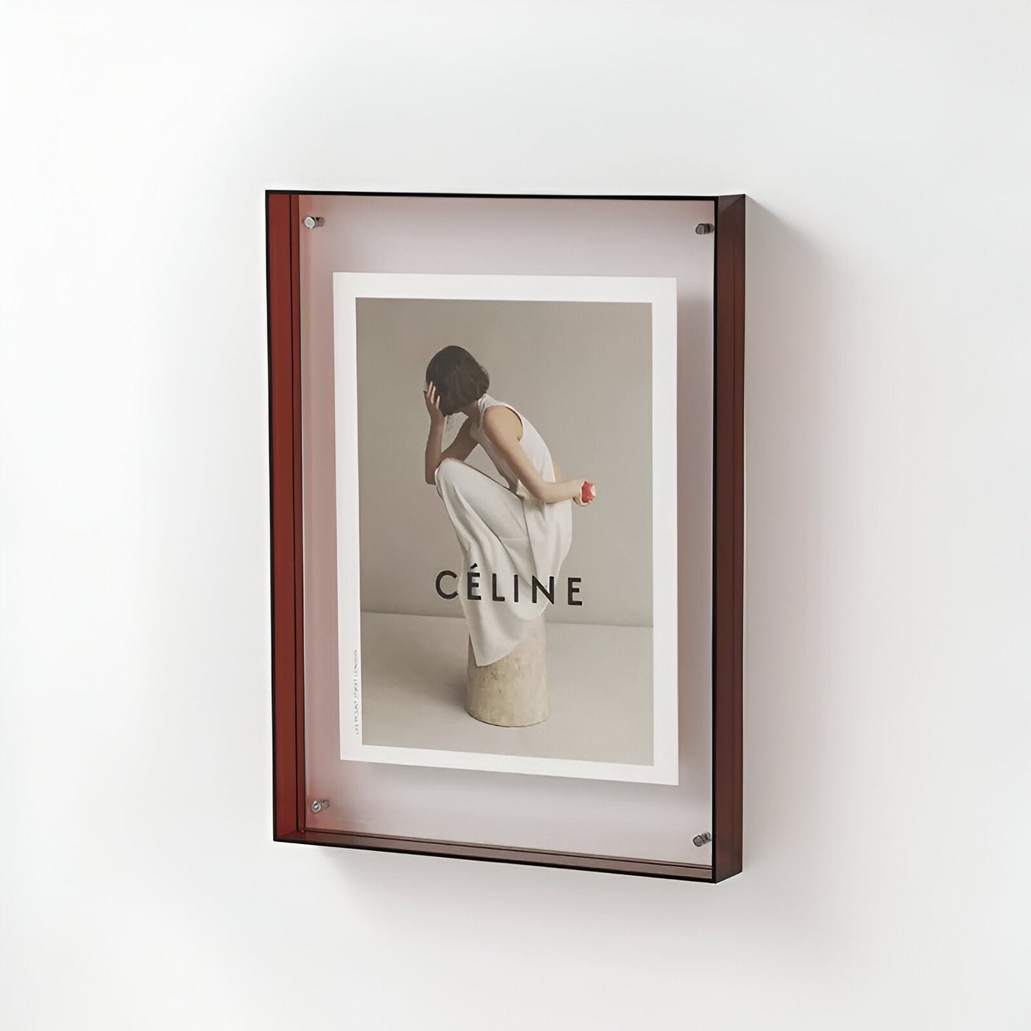Coloured Transparent Acrylic Picture Frame for Modern Displays