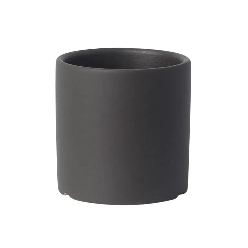 Colourful Ceramic Flower Pot with Drainage Modern Design