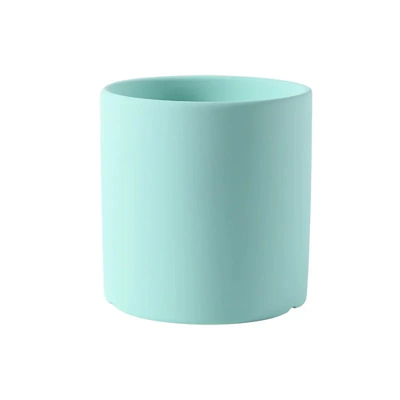 Colourful Ceramic Flower Pot with Drainage Modern Design