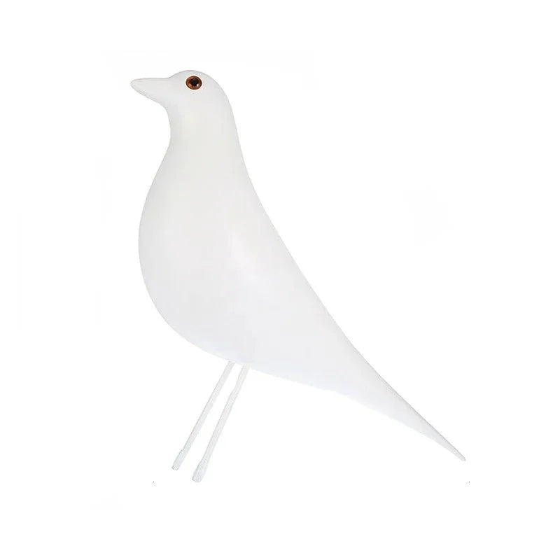 Colourful Novelty Bird House Ornament Resin Sculpture Decor