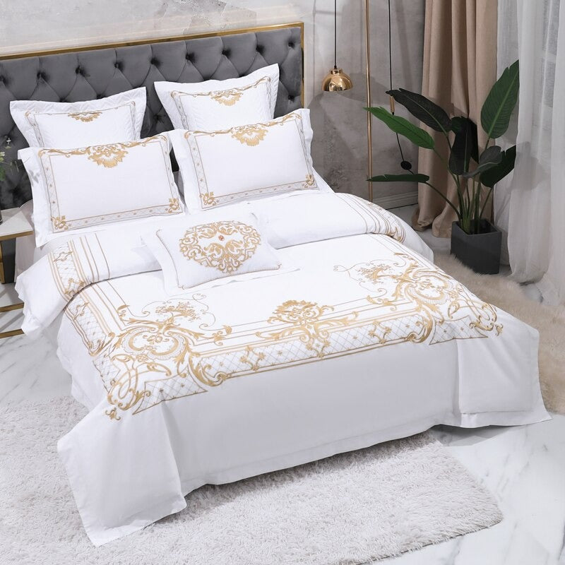 Regal Crest Duvet Cover Set (Egyptian Cotton, 1000 TC)
