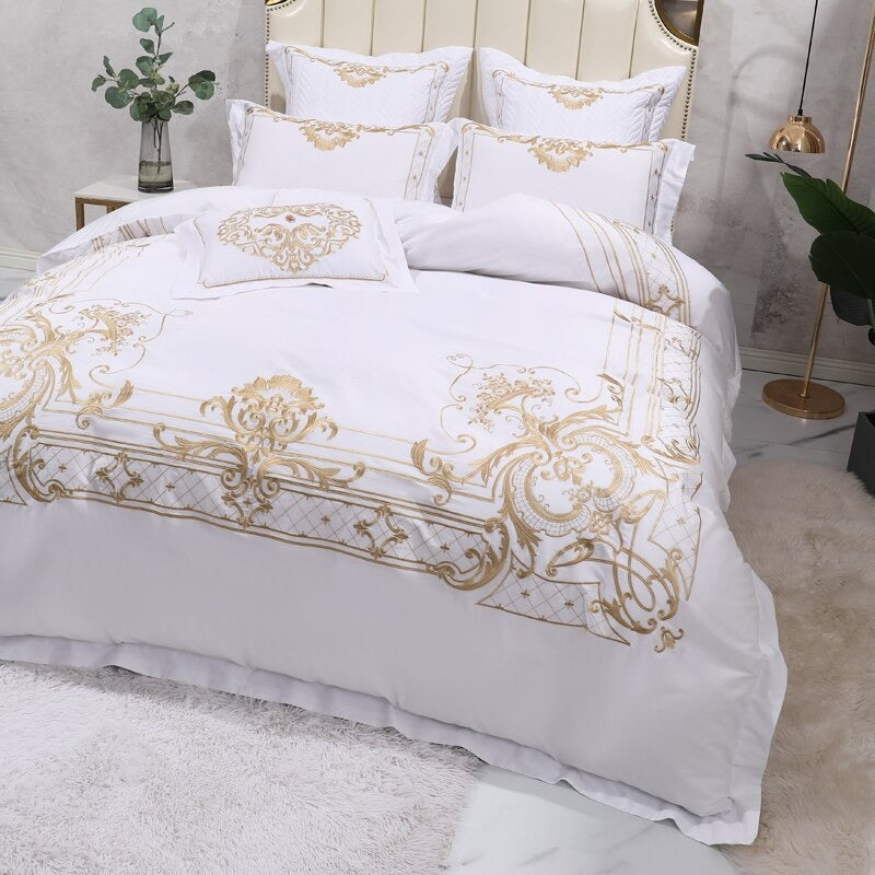 Regal Crest Duvet Cover Set (Egyptian Cotton, 1000 TC)