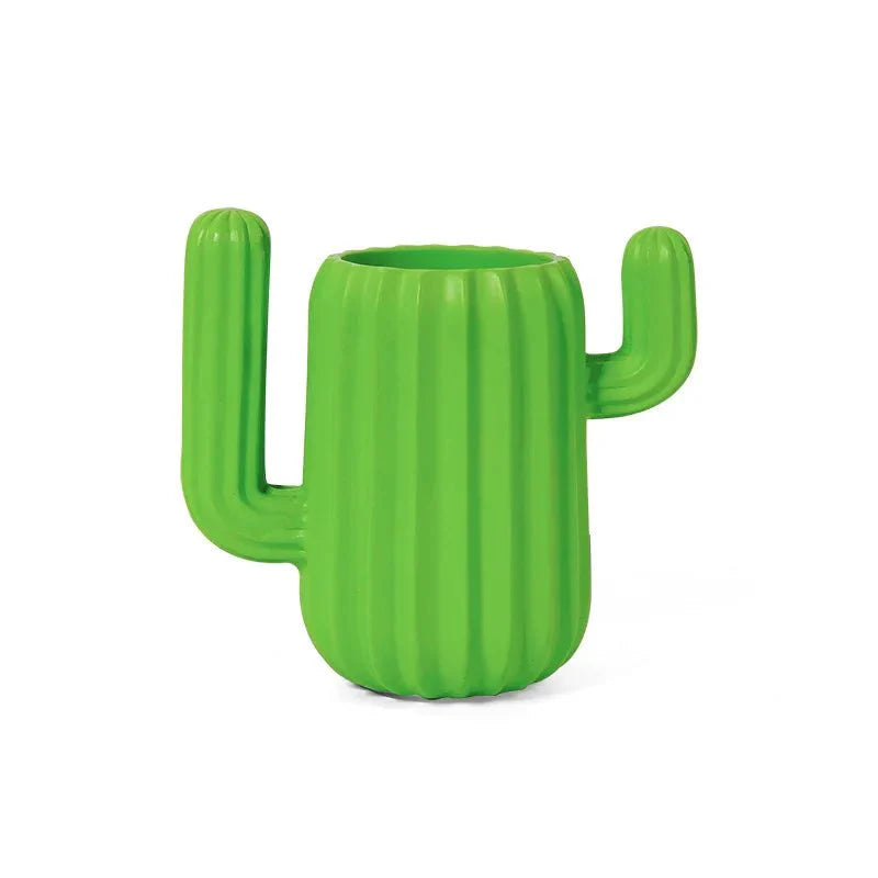 Creative Cactus Shape Desktop Organiser Resin Pen Holder