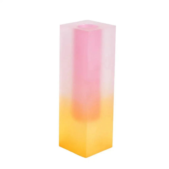 Crystal Effect Gradient Vase Modern Acrylic Tabletop Decor
