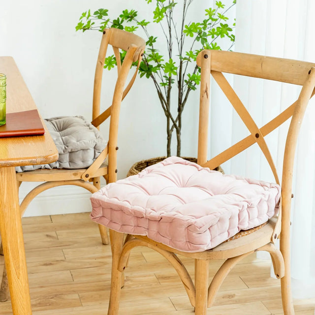 Deep Velvet Thickened Seat Cushion for Comfort and Style