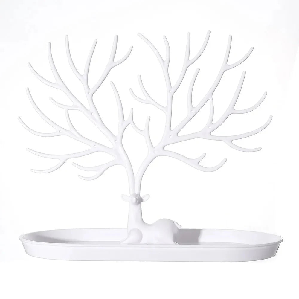 Deer Shaped Jewellery Display Stand in Chic Plastic Design