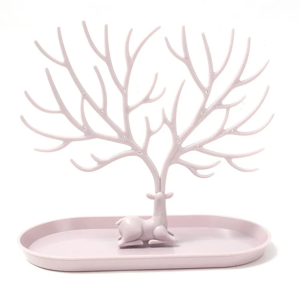 Deer Shaped Jewellery Display Stand in Chic Plastic Design