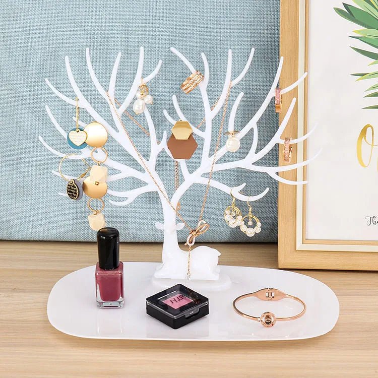 Deer Shaped Jewellery Display Stand in Chic Plastic Design
