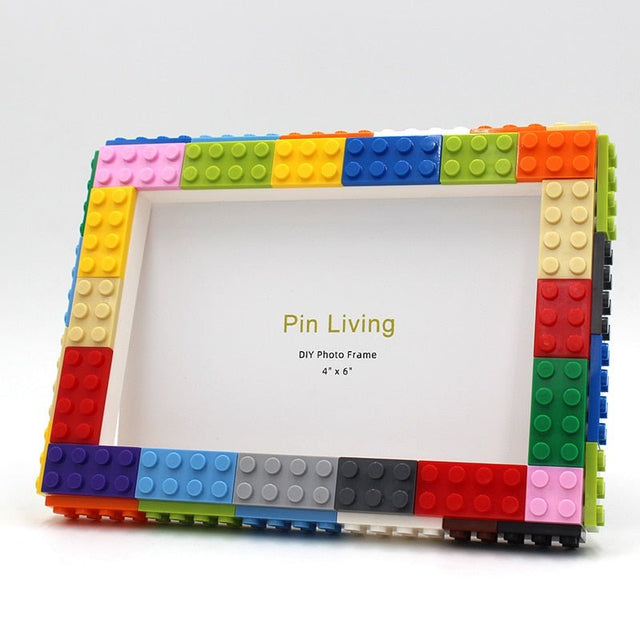 DIY Children's Building Block Photo Frame in Modern Style